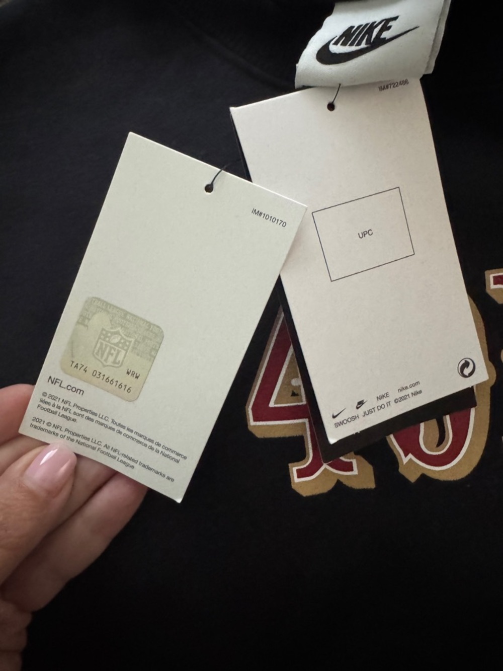 Nike San Francisco 49ers 80th Anniversary Phoenix Women's Nike NFL Pullover Crew - Picture 6 of 10